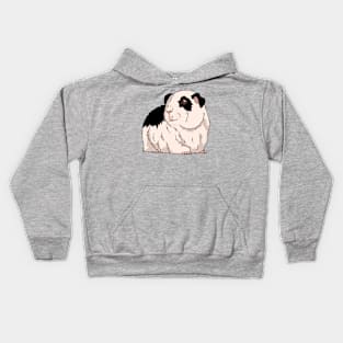 Black and white guinea pig Kids Hoodie